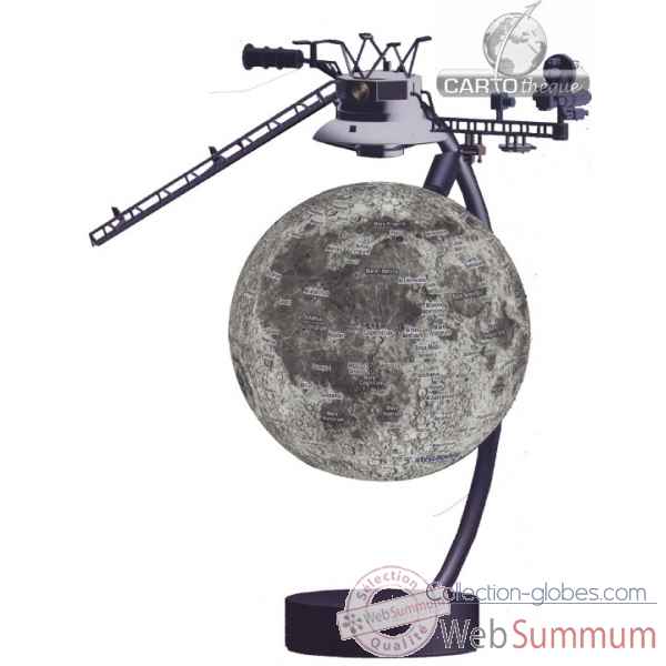 Globe 15 cm magntique flottant moon Cartothque EGG -SLMF15MOON
