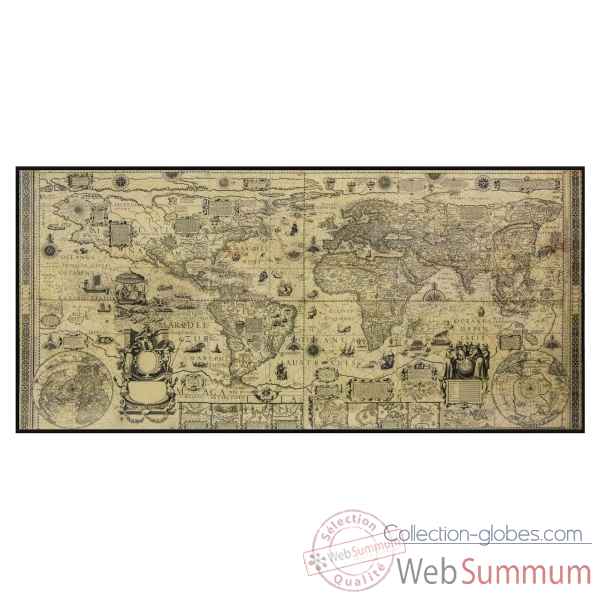 Carte murale monde antique Dcoration Marine AMF -MC819