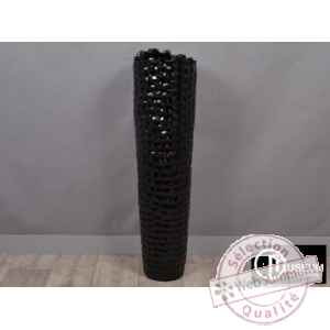 dia vase gant noir brillant Edelweiss -B8155