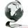 Globe gographique ART-LINE non lumineux - modle Onyx en Anglais - sphre 30 cm en verre acrilyque-AT713002