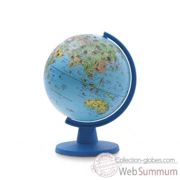 Globe non lumineuxmini safari 16 mini cartographie illustre 16 cm (diamtre) Sicjeg
