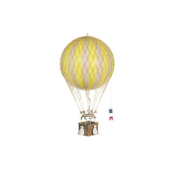 Réplique Montgolfière Ballon Jaune 32 cm -amfap163y