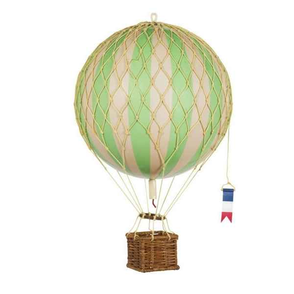 Video Replique Montgolfiere Ballon Vert 18 cm -amfap161g