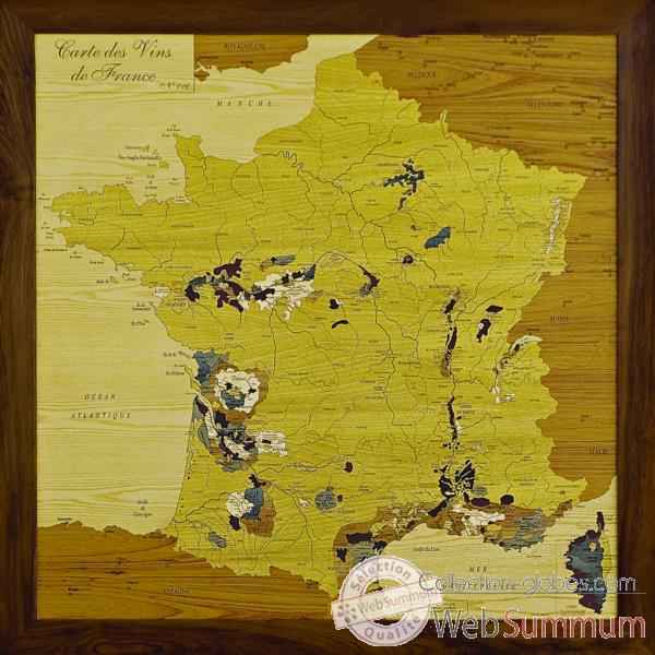Carte des vins de France Creartion -vdf