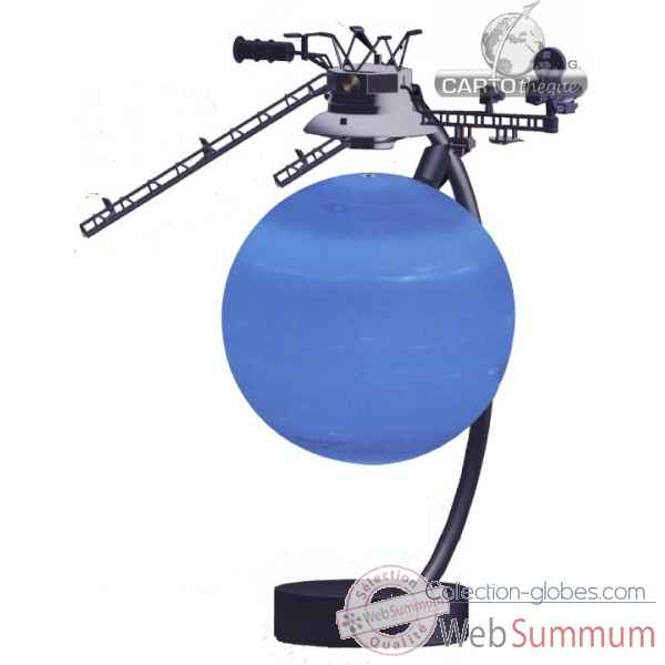 Globe 15 cm magnétique flottant neptune Cartothèque EGG -SLMF15NEPT