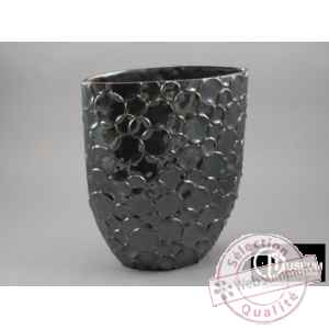 audace vase platine 40cm Edelweiss -B8080