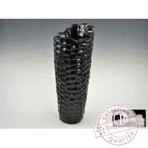 dia vase 51cm noir Edelweiss -B8182