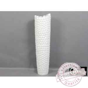 dia vase geant blanc mat Edelweiss -B8017