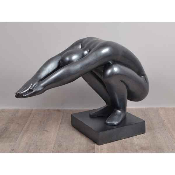 Statue classy sujet plongeur carbone Edelweiss -C9573