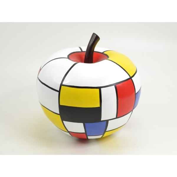 Statuette playful pomme coloree 28cm Edelweiss -C9086