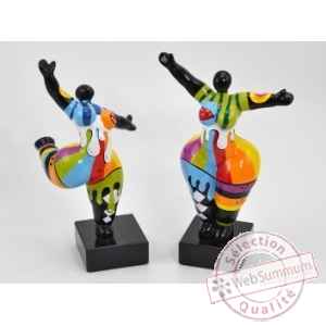 2 statuettes emotion miss pulse Edelweiss -C9706