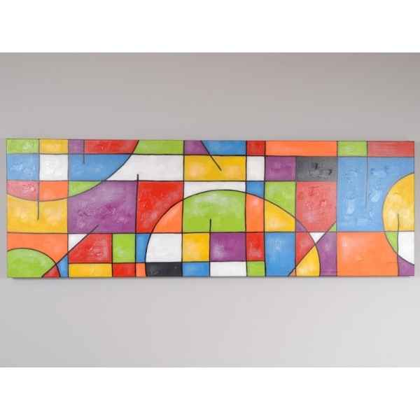 Tableau rectangulaire coloré 150x50cm Edelweiss -C7062