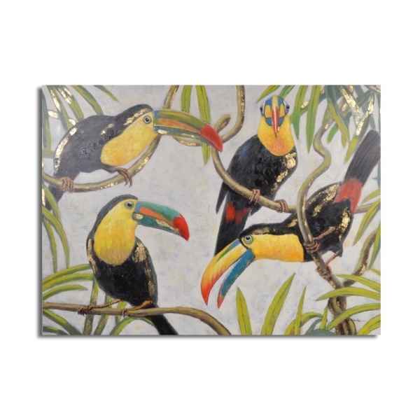 Toile toucan 120x90cm Edelweiss -C7012